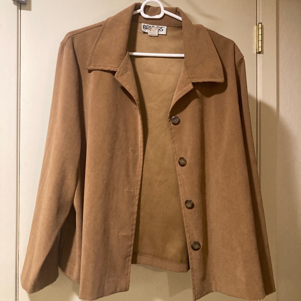 Blazer - tan, button down